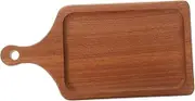 Ciieeo Acacia Wood Serving Board 30cm Round Multi-Functional for Bread Pizza and Snacks