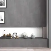 Thick Wallpaper Stick and Peel Matte Concrete Wallpaper Textured Cement Conta...