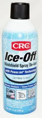 CRC 05346 Ice-Off Windshield Spray De-Icer 12 Oz Melts Ice Snow Frost on Contact
