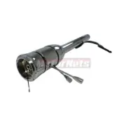 32" Chrome Stainless Tilt Steering Column No Key Floor Shift Chevy GM Hot RatRod (for: Chevrolet)