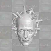 Thinker v2 Peter Capaldi Suicide Squad custom head for 1:10 1:12 1:18 1:6 figure