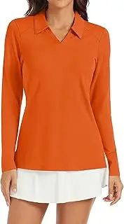 [Ivicoer] Womens Golf Shirt Polo Short Sleeve,Sleeveless,Long Sleeve Tennis Collared Top Athletic Clothes for Ladies