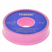 TITASEAL PTFE TEFLON TAPE PINK 0.1mm x 12mm x 30m PINK