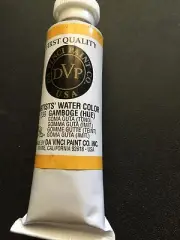 Da Vinci Paint Gamboge Hue #239 37ml Tubes Watercolor New Tube, Old stock