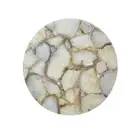 12" Natural Agate Corner side table semi precious stones Work Handmade