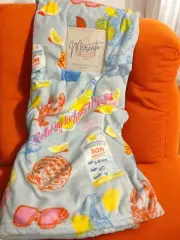 Mercato Throw Blanket 60x70” Lobster Limon Yacht Summer Style Throw Classy Cute