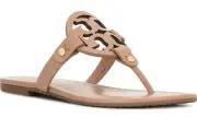 Tory Burch Miller Leather Sandals - Beige/Light Sand