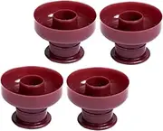 GREENADSCAPE 4Pcs Round Donut Mold Non Stick Baking Tool for DIY Doughnut Making Easy to Clean Deform Resistant for Home Baking Activities