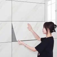 在飛比找蝦皮商城精選優惠-牆壁貼紙防水 磁磚壁貼 浴室墻貼 瓷磚貼 鋁塑闆墻貼自粘防水