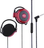 Labymos SHINI S520 3.5mm Wired Headset Ear Hook Headsets Stereo Game Sports Headphone with Mic for Phone
