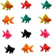 WEZCHUGHAOL Artificial Goldfish Toys for Aquarium, 12 Pieces, Fish Tank Decoration