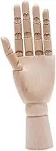 ERINGOGO Movable Joint Palm Model Articulated Wooden Figure Sketch Model for Artists Photography Home Decor Adornment for