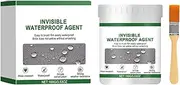 Waterproof Coating Sealant - Invisible Waterproof Adhesive,Quick-Dry Wall Leak Repair Glue with Brush Crack Seepage Agent for Tile Concrete Wood Roof Deck Aquarium Kitchen