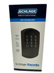 Schlage Encode Smart Deadbolt Touchscreen Keypad BE489WB GRW 622 NEW
