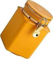SECFOU Coffee Bean Storage Jar Airtight Food Storage Container with One Way Valve for Coffee Tea Sugar and Snacks Capacity Elegant Design for Home Office Use