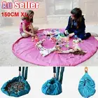 150cm Kids Play Mat Bag Portable Toy Storage Organizer Toys Drawstring Bag