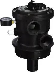 SP0714T Variflo Top-Mount Multiport Valve, Black