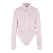 [VAQUERA] Leotard Woven Buttondown