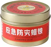 Power Outage Candles,Unscented Long Burning Survival Candles | Light Source Gear Versatile Portable Campfire for Fishing Barbecue Picnic Outdoor