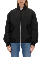 [Off-White] Off-White-Nylon Bomber Jacket-Donna 42