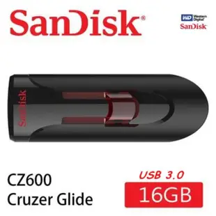 【SanDisk 晟碟】全新升級版 USB3.0 16GB 亮紅伸縮高速 隨身碟(伸縮設計 5年原廠保固)