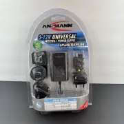 Ansmann 1209-0000 Alimentatore a spina regolabile 3 V/DC, 4.5 V/DC, 5 V/DC, 6
