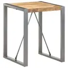Solid Rough Mango Wood Timber Coffee Side Table Industrial Rustic Sofa Bed Desk