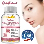 Nicotinamide Vitamin B3 500mg - Antioxidant,Anti-aging,Metabolism Boost,Immunity