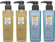 Cool Water & Tea Tree Hand Wash - Pack of 4 (1000ml)