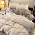 2023 Queen Bedding Set King Size Gray Color Bed Sheet Sets Double Siz Bed Linen