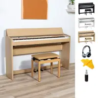 在飛比找momo購物網優惠-【ROLAND 樂蘭】F701 88鍵數位電鋼琴 多色款(贈