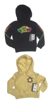 Vans Toddler/ Small Childs Hoodie Or Full-Zip Hooded Sweatshirt Size 2T, 4 NWT