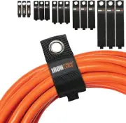 IRON FORGE CABLE Extension Cord Wrap Organizer, 15 Piece Multi-Pack of Storage