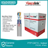 在飛比找蝦皮購物優惠-Cat 5e Vascolink 室內 FTP LAN 電纜