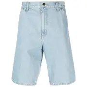 [Carhartt] Carhartt Logo-patch Denim Cargo Shorts 29 US BLUE