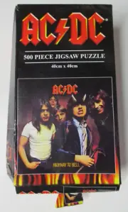 500 Piece Jigsaw Puzzle - ACDC Highway To Hell - NEW Sealed, Damaged Box