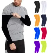 UPF 50 Cooling Arm Sleeves Sun Protection Compression Arm Sleeves for Men Women