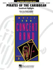Pirates of the Caribbean Band Score Grade 3 Sheet Music Hal Leonard Book