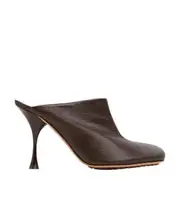 Bottega Veneta Dot Sock Mules 39.5 dark chocolate