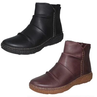 Ladies Clarks Casual Zip Fastening Ankle Boots - Caroline Rae