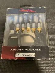 6FT ROCKETFISH COMPONENT VIDEO CABLE FOR APPLE IPHONE IPOD IPAD