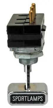 1970 Ford Mustang Mach 1 Sport Lamp Switch Assembly Ford Licensed Product (for: Ford)