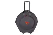 XTREME DA584W 22" Cymbal Bag with Wheels and Retractable Pull-along Handle