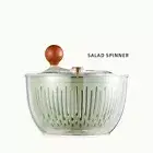 Large Salad Greens Spinner Dryer Lettuce Vegetable Fruit Quick Washer Bowl