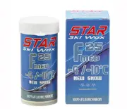 Star Ski Wax F25 Med Fluorcarbon Powder 100% 1.05 oz 24°F to 14°F Fresh Snow