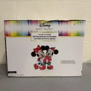 2021 Disney Magic Holiday Classic Light Mickey & Minnie Ice Skating Decoration