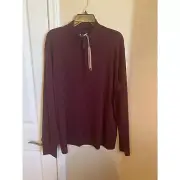 Smartwool 1/4 Zip Wool Pullover - Size XL