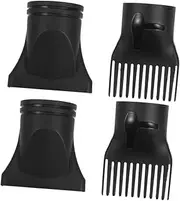 Hair Dryer Accessories Pcs Set Diffuser Nozzle and Comb Styling Tool for Salon Home Use