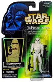 Star Wars The Power of the Force Stormtrooper Action Figure [Green Card]