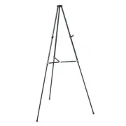 Quartet 51E 38 in. - 66 in. Lightweight Telescoping Tripod Easel - Black New